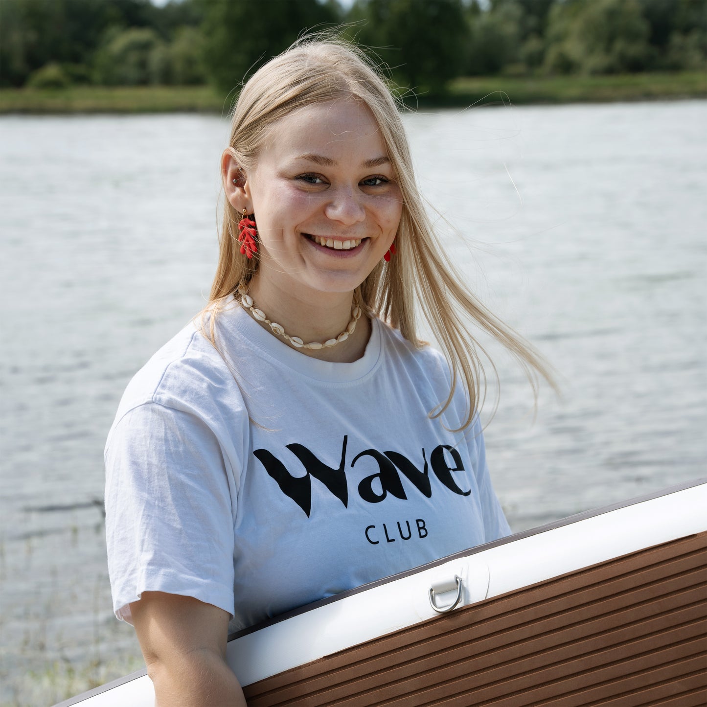 Sunset Coral Ohrringe by J.polyclay x Wave Club | Limited Edition