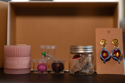 DIY Vulva Ohrringe Box | Kit für Zuhause